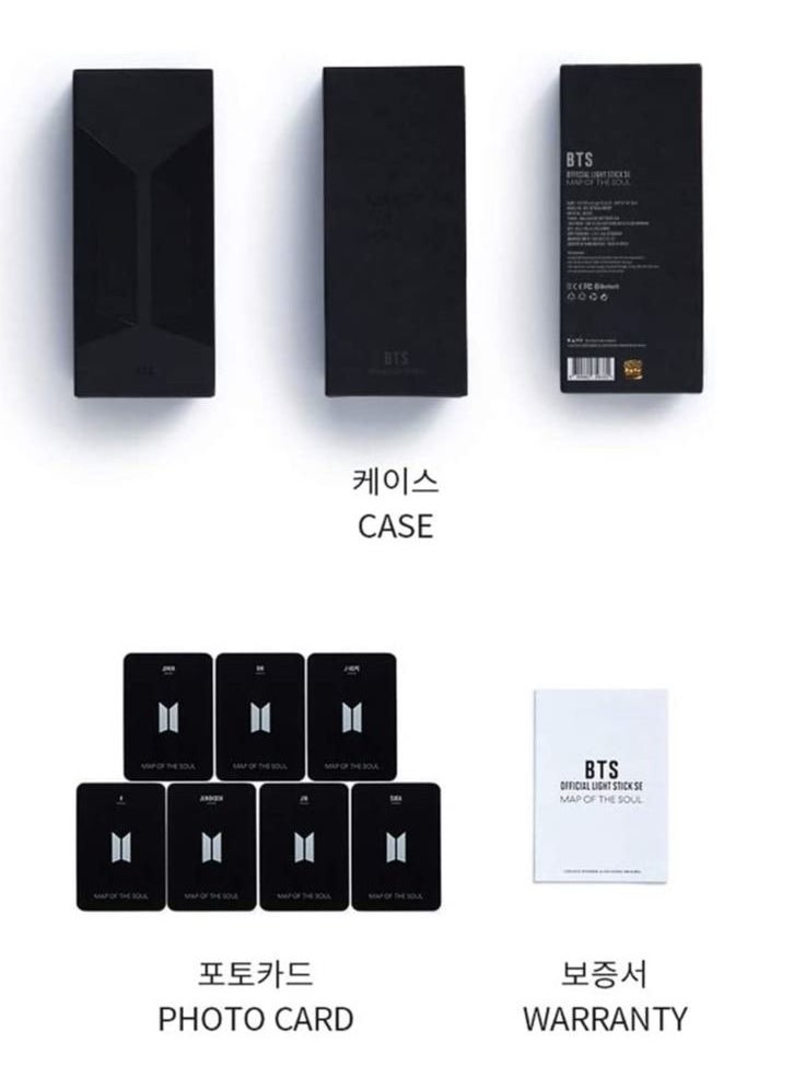 BTS - BTS Official Light Stick Map of the Soul Special Edition with Photocard Set Smartphone Controlled Changeable Lighting Modes for Home and Concert Use - Image 1
