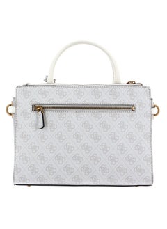 GUESS Guess Ginevra Logo Elite Society Satchel, Satchel, Top Handle, Detachable Shoulder Strap, Women, One Size  - Image 3