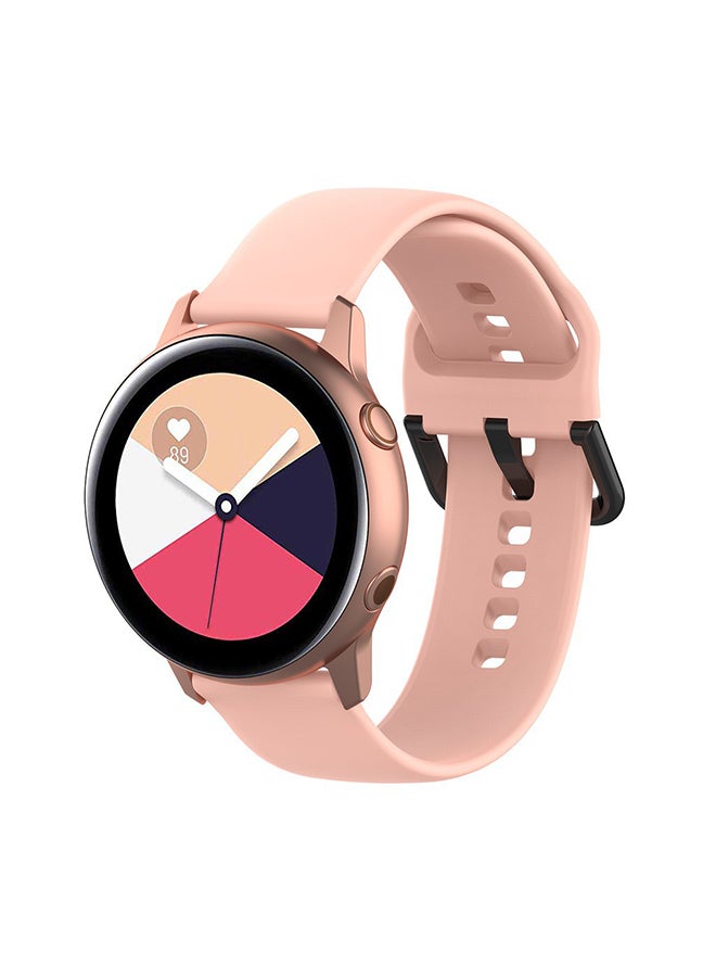 O Ozone Silicone Strap for Samsung Galaxy Watch 7 6 5 4 FE 40mm 44mm 45mm/Galaxy Watch 6 4 Classic 43mm 47mm 42mm 46mm  Soft Silicone Smart Watch Band - Pink