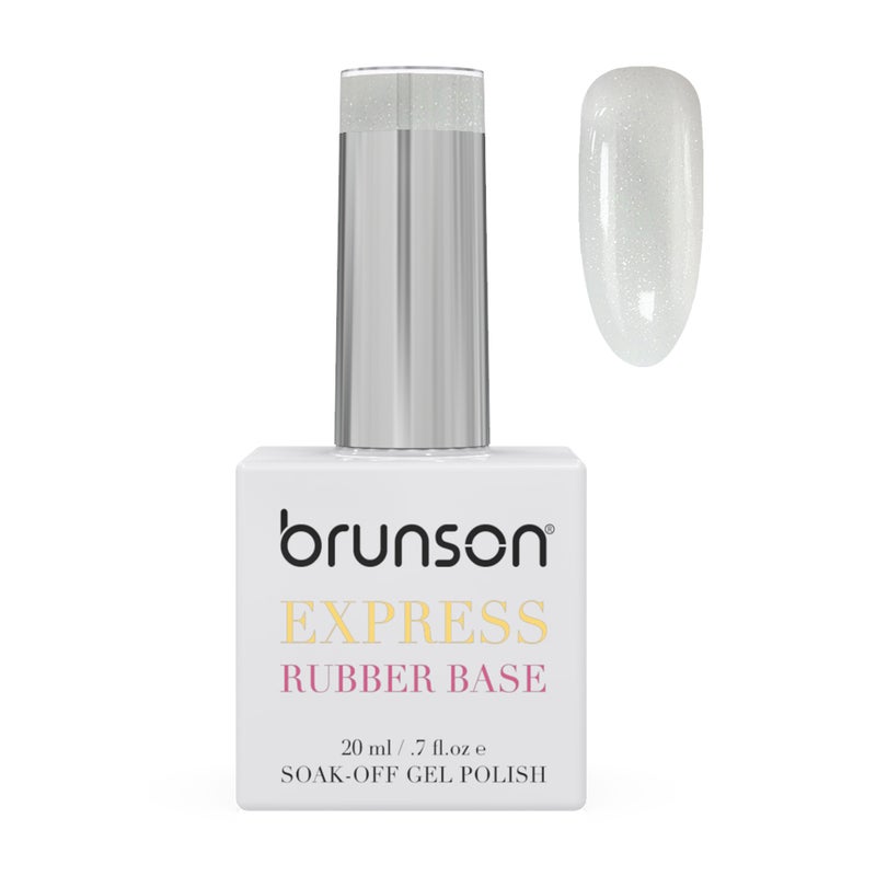 brunson TPO free Rubber Base Gel polish 20ml Soak Off Base Coat for Nail Strengthening Long Lasting Gel Polish Base for Chip Free Shine Brittle Nails UV Rubber base Russian manicure Non Yellowing salon manicure - Image 1