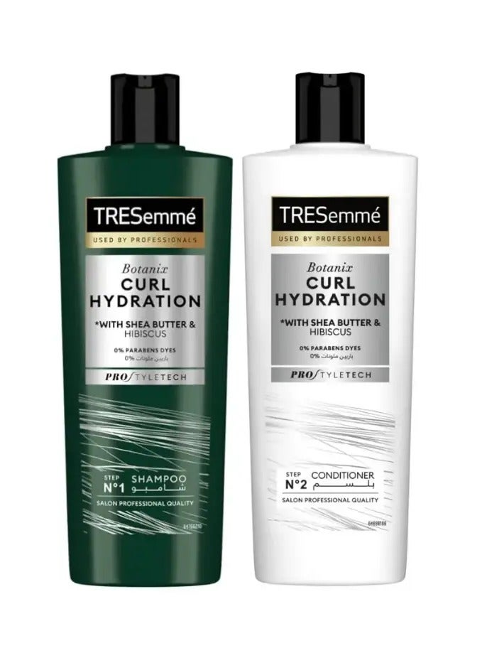 Tresemme Botanix Shampoo Curl Hydration 400M +Conditioner 400Ml