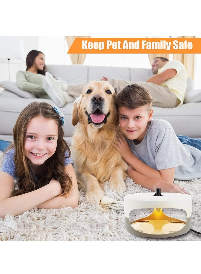 Gerenic Indoor Bug Control, 2pcs Sticky Dome Bug Control with Light Bulb and Sticky Paper, Bug Trap Lamp for Home and more - Image 4