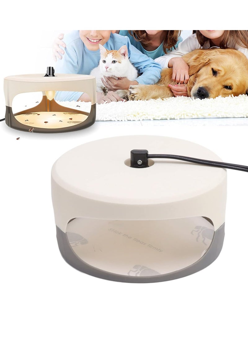 Gerenic Indoor Bug Control, 2pcs Sticky Dome Bug Control with Light Bulb and Sticky Paper, Bug Trap Lamp for Home and more - Image 2