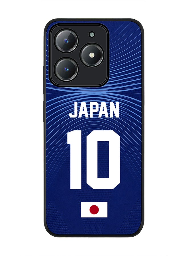Stylizedd For Realme C63 / Realme C61 4G Case,Slim fit Camera Protection, Shockproof Thin Phone cover  - Football Team Japan World Cup 2026 - Image 1