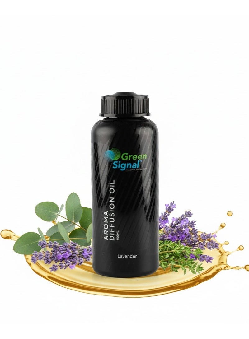 جرين سيجنال زيت معطر لجهاز التعطير – 500 مل – زيت عطري فاخر برائحة الخزامى – يدوم طويلاً ومناسب لجميع أجهزة التعطير - Image 1