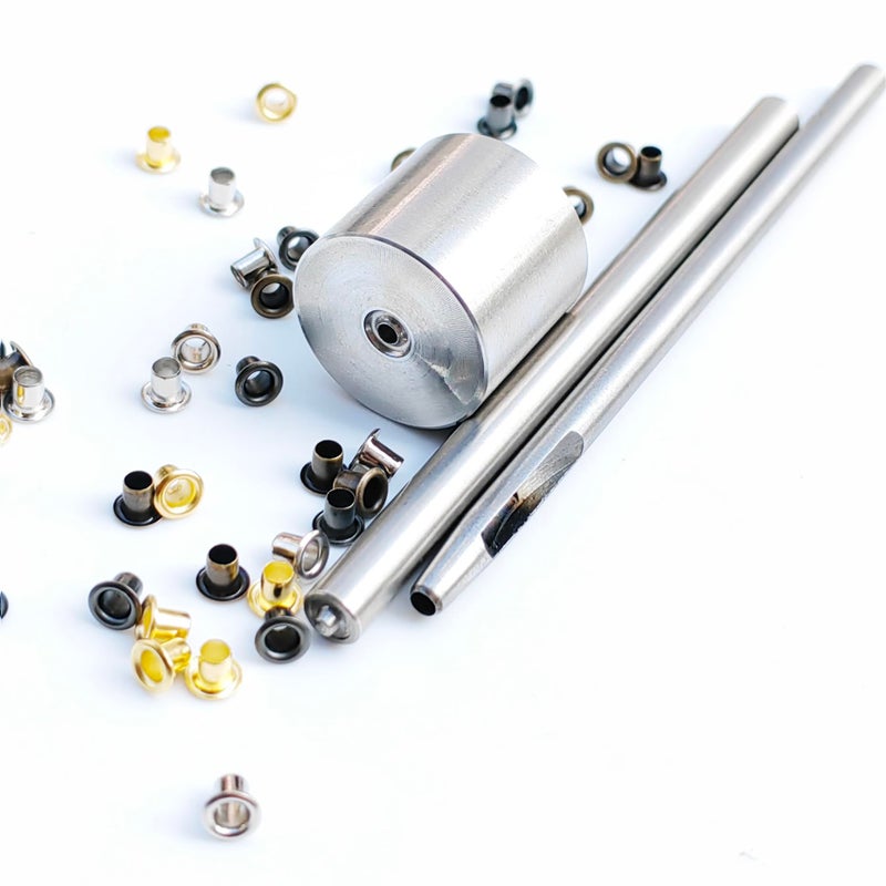 RD GARDEN 100PCS Color Mix Tiny 1.5/2/2.5mm Grommets Eyelets for Shoes, Clothes, Leather, Canvas bjd Eyelets with Fixing Tools (2.5mm) - Image 5