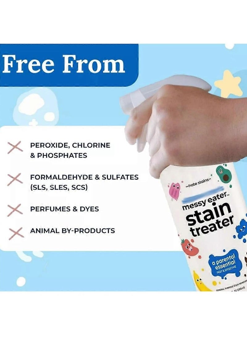Jakehoe Stain Remover Spray 120ML Stain Treater for Laundry, Laundry Stain Remover Spot Cleaner for Food, Grease, Oil Paint Blood and Pet Stains, Coffee Off From Laundry, Underwear, Fabric (1 Bottle)  - Image 3