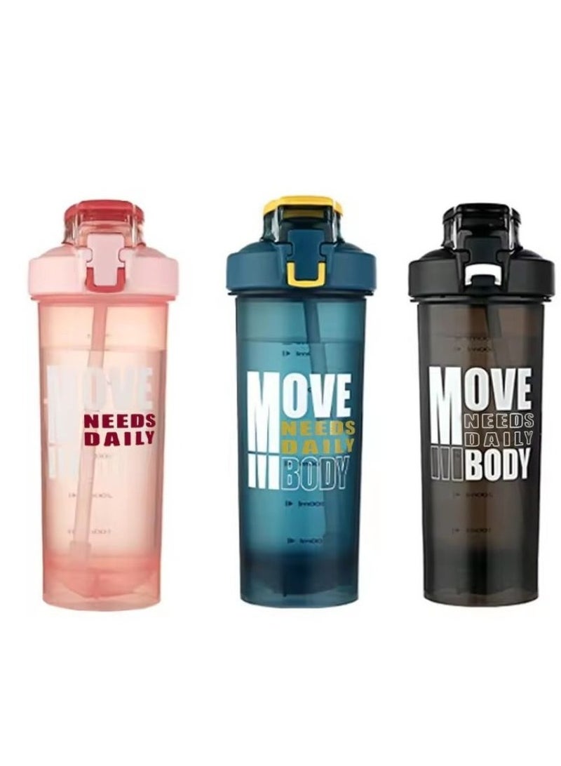 Spall Protein Powder Shake Exercise Bottle Shake Smart Pin Cup - Image 2