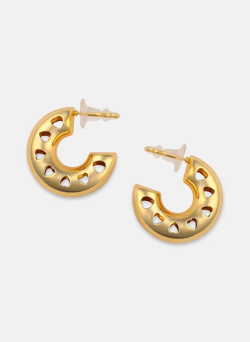 سوهي Women's The Coeur Hoop Earrings