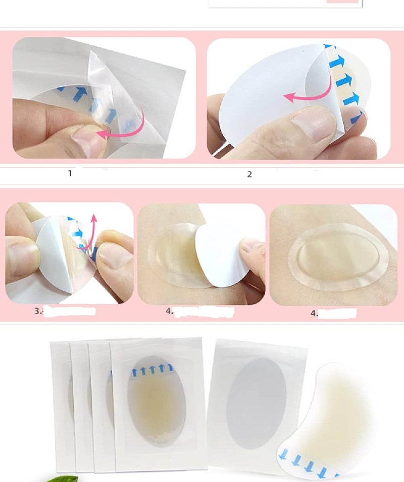 JSHshield Blister PadsGel Blister Cushions Treatment PatchHydrocolloid Seal Adhesive Blister Bandages for FingersToesForefootHeel Prevent blistersWaterproof 15PCS - Image 4