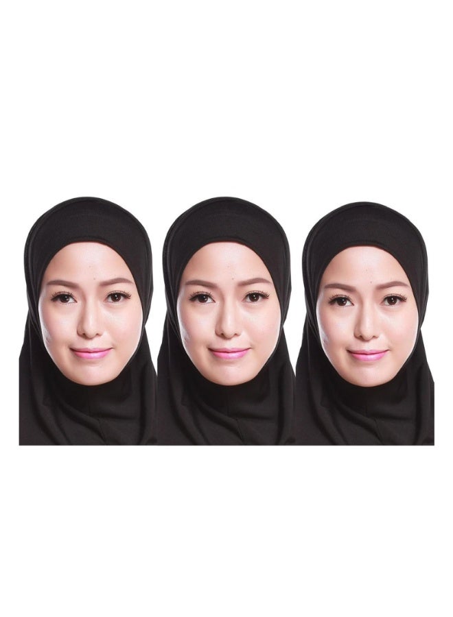 طقم بدلة طبية للخادمة والمربية مكون من 3 قطع و 3 حجابات - Image 2