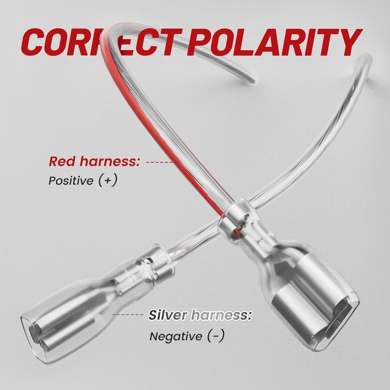 RED WOLF Front Dash Tweeters Speaker Wiring Harness Adapter for Dodge Ram Jeep Chrysler 2005-2022 - Image 5