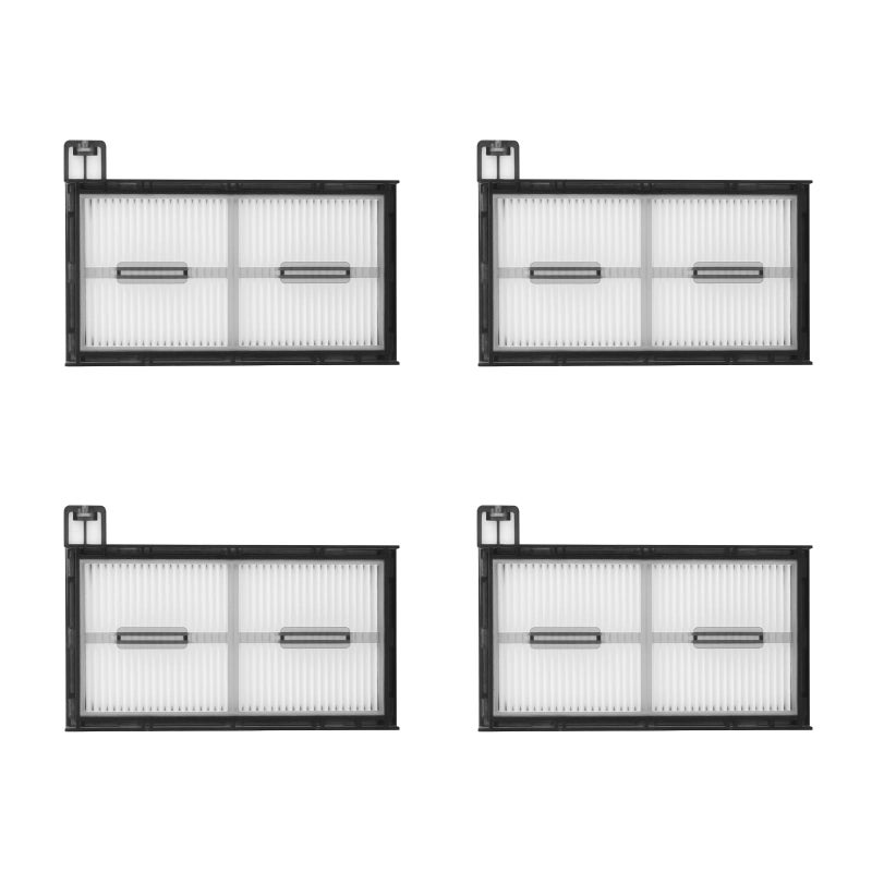 GreeSuit Replacement Filters for Eufy X8 Pro Series Vacuum  Accessories For X8 Pro Robotic Vacuum Filter 4 Pcs 