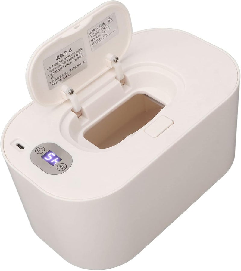 cheekyglo Wet Wipe Warmer Heating Wet Wipes Dispenser Baby Wipe Warmer Diaper Large Capacity LED Screen Heating Wet Wipes Dispenser Baby Wipe Warmer Diaper Portable Uniform Heating Heated - Image 4