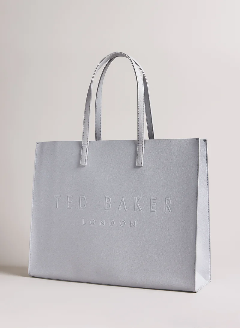 تيد بيكر Crosshatch East West Icon Tote