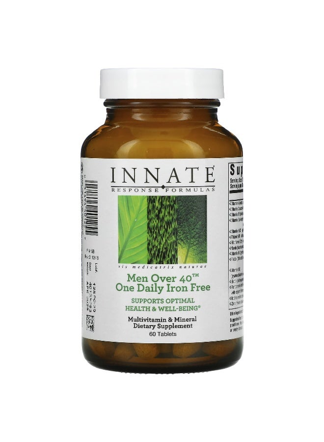Innate Response Formulas, Men Over 40 One Daily, Iron Free, 60 Tablets (Packaging may vary) - Image 1