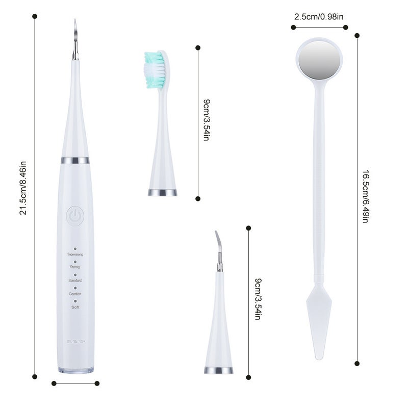 Electric Dental Cleaner Suit Household Six-In-One Electric Toothbrush Dental Calculi Cleaning And Beauty Instrument - Image 5