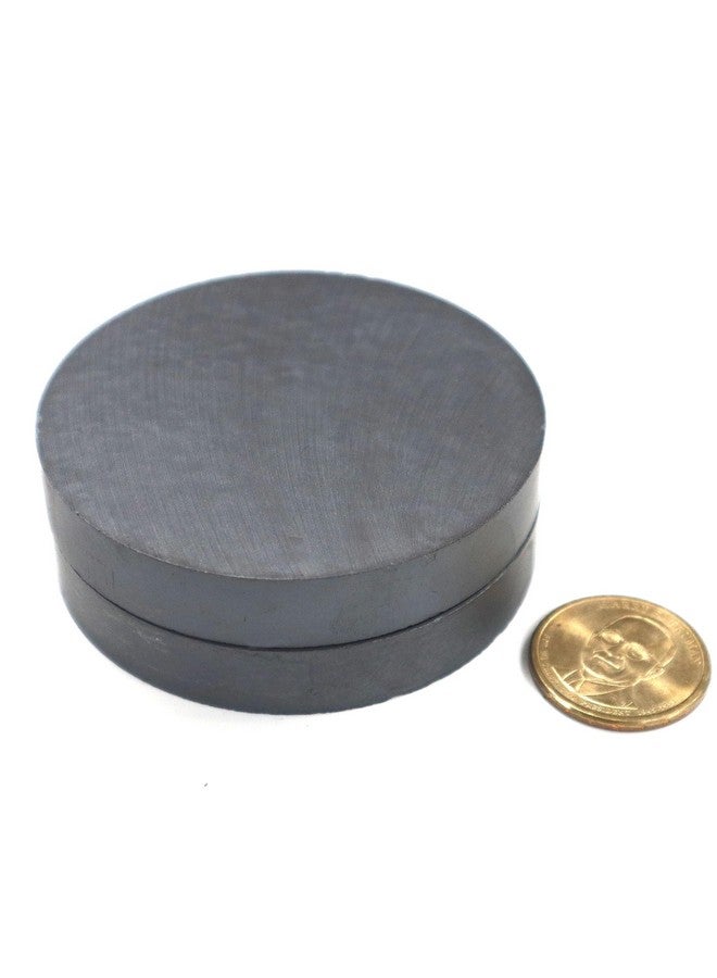 AOMAG Ceramic Magnets C8 Dia 3"X1/2" Hard Ferrite Magnets 2-Count - Image 1