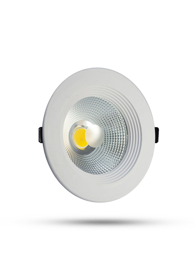 Spotlight 10cm 10W LED Yellow 10pcs - Image 2