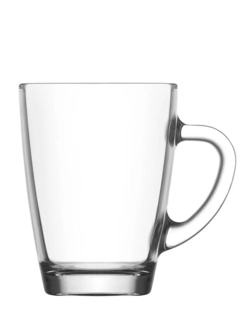 LAV Vega 350cc Mug Set of 3 – Premium Glass Mugs for Coffee, Tea, and Hot Beverages - Image 3