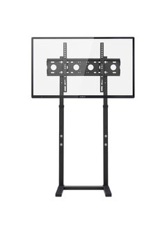 WISFOR Wisfor TV Floor Mount Stand 32-65 Inch TV Screen Base for Led Oled Flat Curved Monitors Corner Television Holder Adjustable TV Bracket Shelf Holds up to 40KG Max VESA 600x400mm  - Image 1