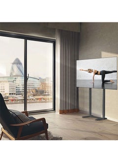 WISFOR Wisfor TV Floor Mount Stand 32-65 Inch TV Screen Base for Led Oled Flat Curved Monitors Corner Television Holder Adjustable TV Bracket Shelf Holds up to 40KG Max VESA 600x400mm  - Image 4