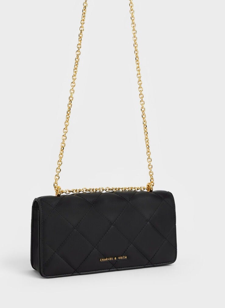 تشارلز & كيث بافوتو سلسلة مقبض فروي محفظة طويلة - Image 3