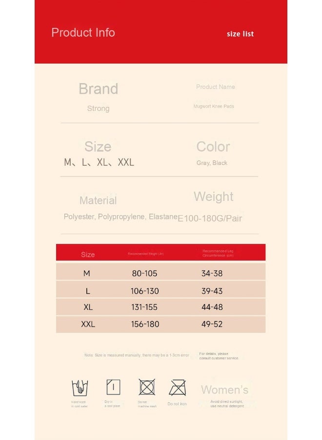 NIBEMINENT Mugwort Knee Support - All-Season Leg Warmers for Perfect Joint Comfort - Image 2