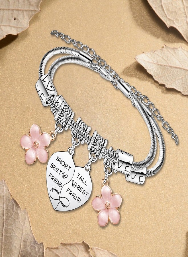 Waeceip Funny Gifts for Best Friend Bracelets for 2 Pcs Friendship Matching Bracelets for Best Friend Jewelry Funny Friendship Gifts for Women Besties Friends Sisters Christmas Birthday Thanksgiving Presents - Image 2