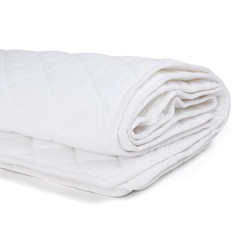 Elarra Home Single Mattress Protector White Diamond Stitching Size 91cms X 182cms 100 Cotton Corner Elastic Waterproof Single Bed Machine Washable Set of 1 - Image 5