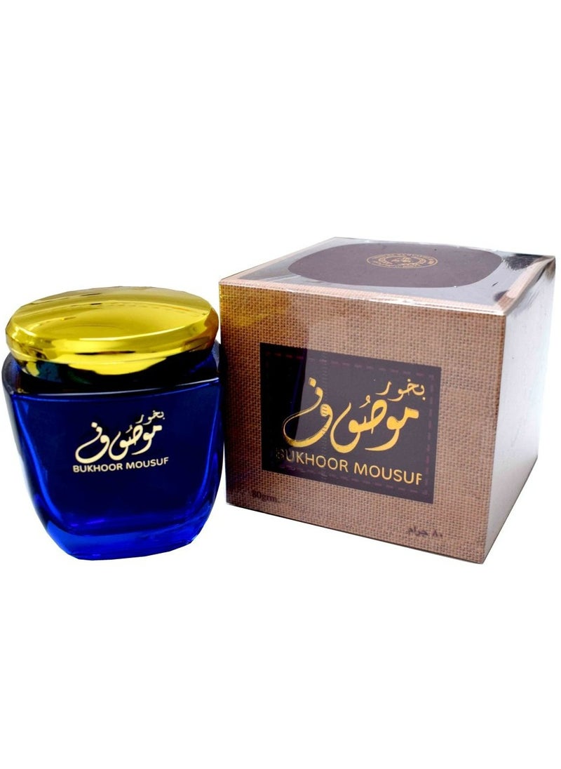 عود بخور بخور موسوف: بخور عربي أصيل (80 جرام)  - Image 2