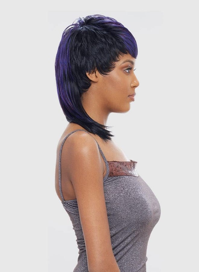 VANESSA Fashion Wigs Medium Short Length Straight Style Synthetic Hair Wig - MOXIE (SANTA) - Image 4