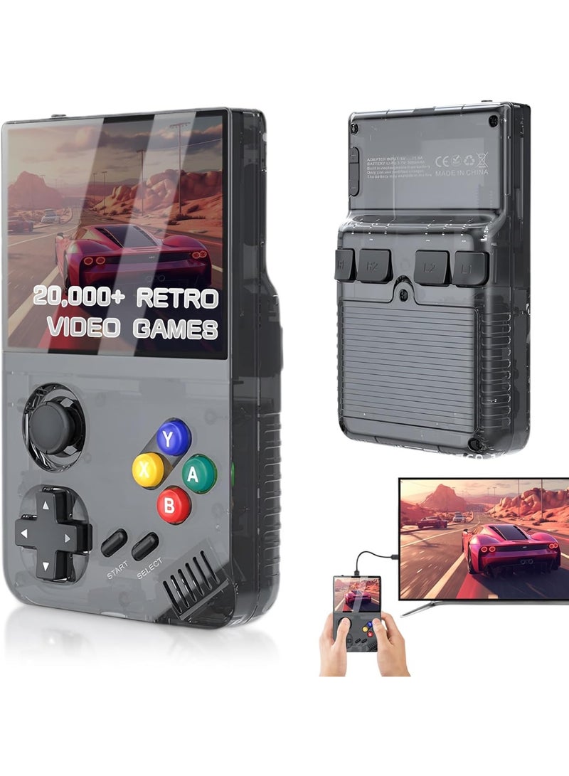 MUNTAQI Retro Handheld Game Console – Portable Video Game Player with 3.5" IPS HD Screen, Built-in Classic Games, 3000mAh Rechargeable Battery, Emulator Support, Mini Pocket Gaming Console for Kids & Adults - Image 1