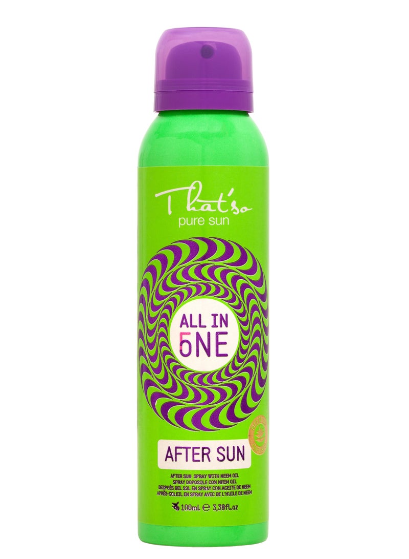 بخاخ للجسم ما بعد الشمس - يرطب، ينعش، ويهدئ الاحمرار الناتج عن التعرض للشمس - 100 مل