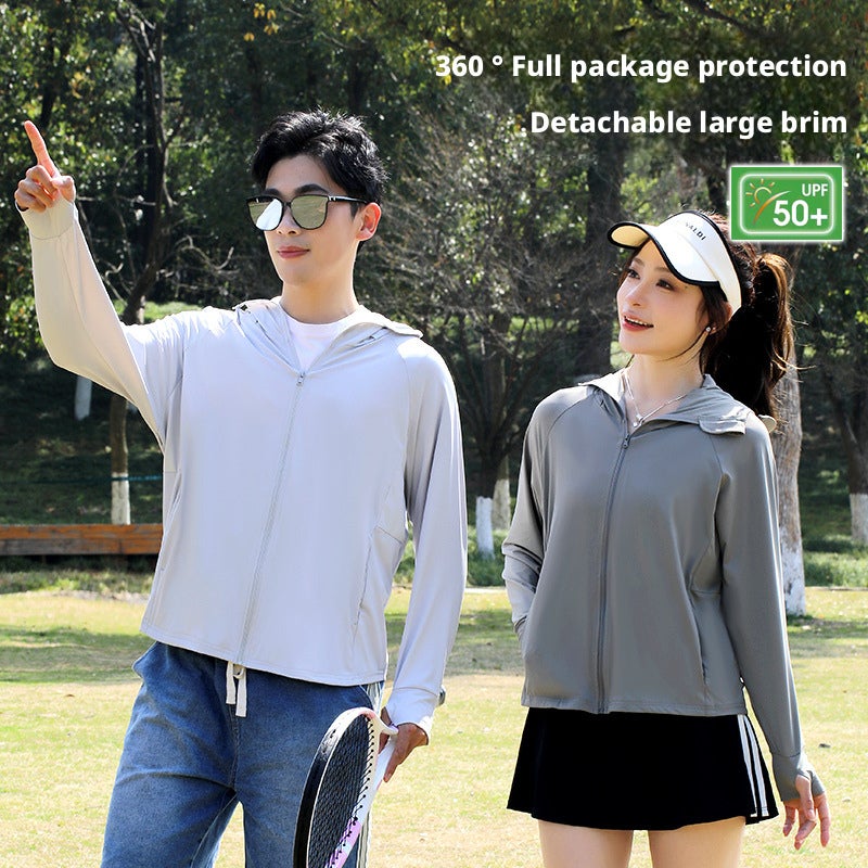Unisex Cycling Sun Jacket, UPF50+, Nylon, Lightweight - Image 3