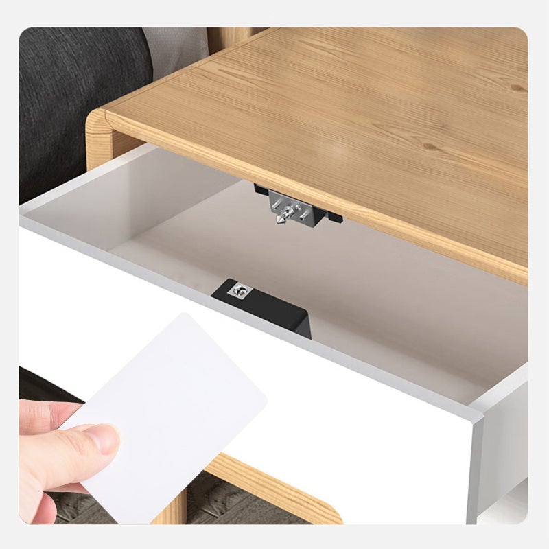 Keyless Cabinet Lock: Black Programmable RFID Lock - High Security Auto Unlock Smart Drawer Lock for Home Cabinets Furniture DIY Enthusiasts - Image 4