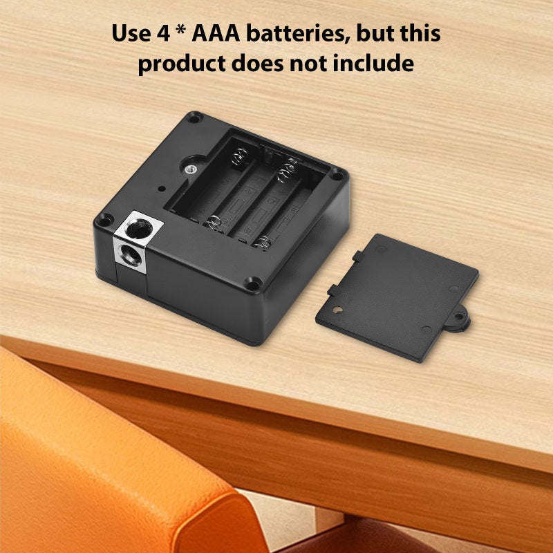 Keyless Cabinet Lock: Black Programmable RFID Lock - High Security Auto Unlock Smart Drawer Lock for Home Cabinets Furniture DIY Enthusiasts - Image 3