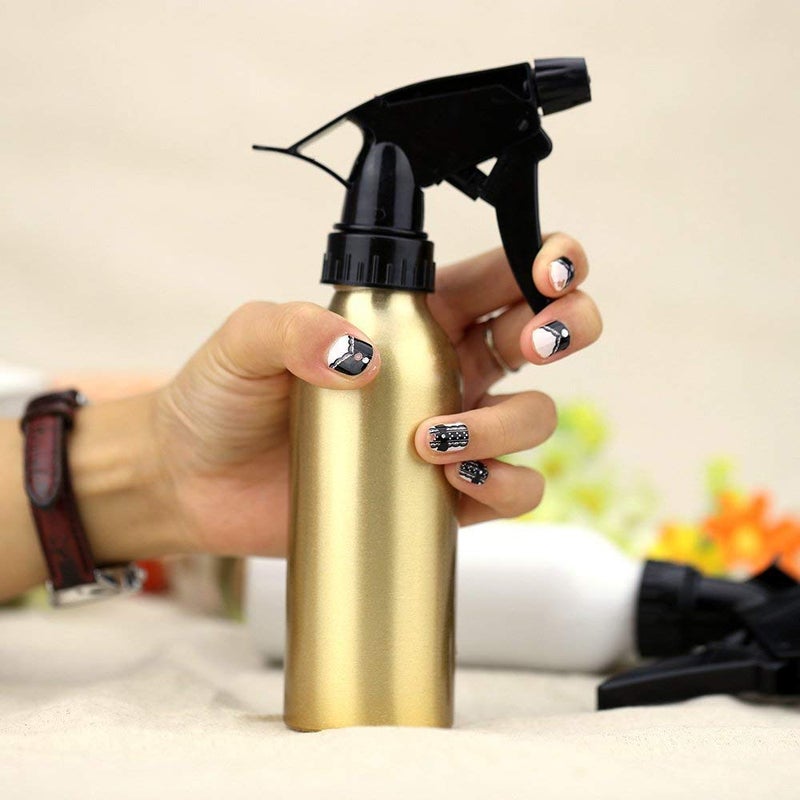 Praxon Praxon Refillable Fine Mist Spray Bottle Metal Hairdressing Water Blow Can Water Sprayer ABS H2O Water Spray Bottle for Parlor Salon 250 ML Water Sprinklers Spray Bottle Different Color 1  - Image 3
