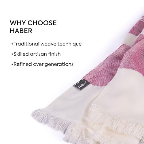 HABER 100% Bamboo Bath Towel (150 x 75 cm) – Ultra-Absorbent, 3X Softer Than Cotton, Quick Dry & Lightweight Large Eco-Friendly Towel for Bath, Gym & Travel – Assorted Colours Pack of 3 - Image 2
