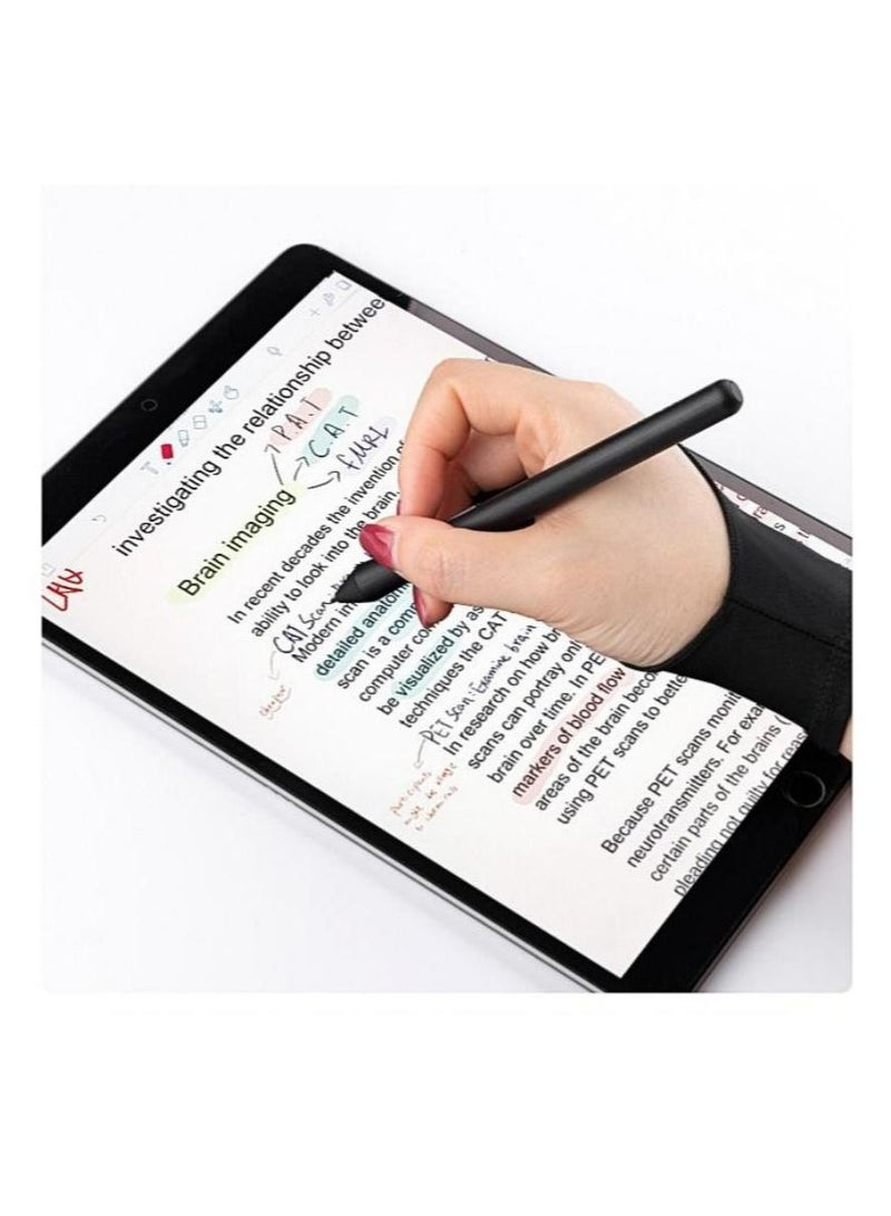 Glove Two-Finger Free Size Drawing Tablet Black  - Image 4