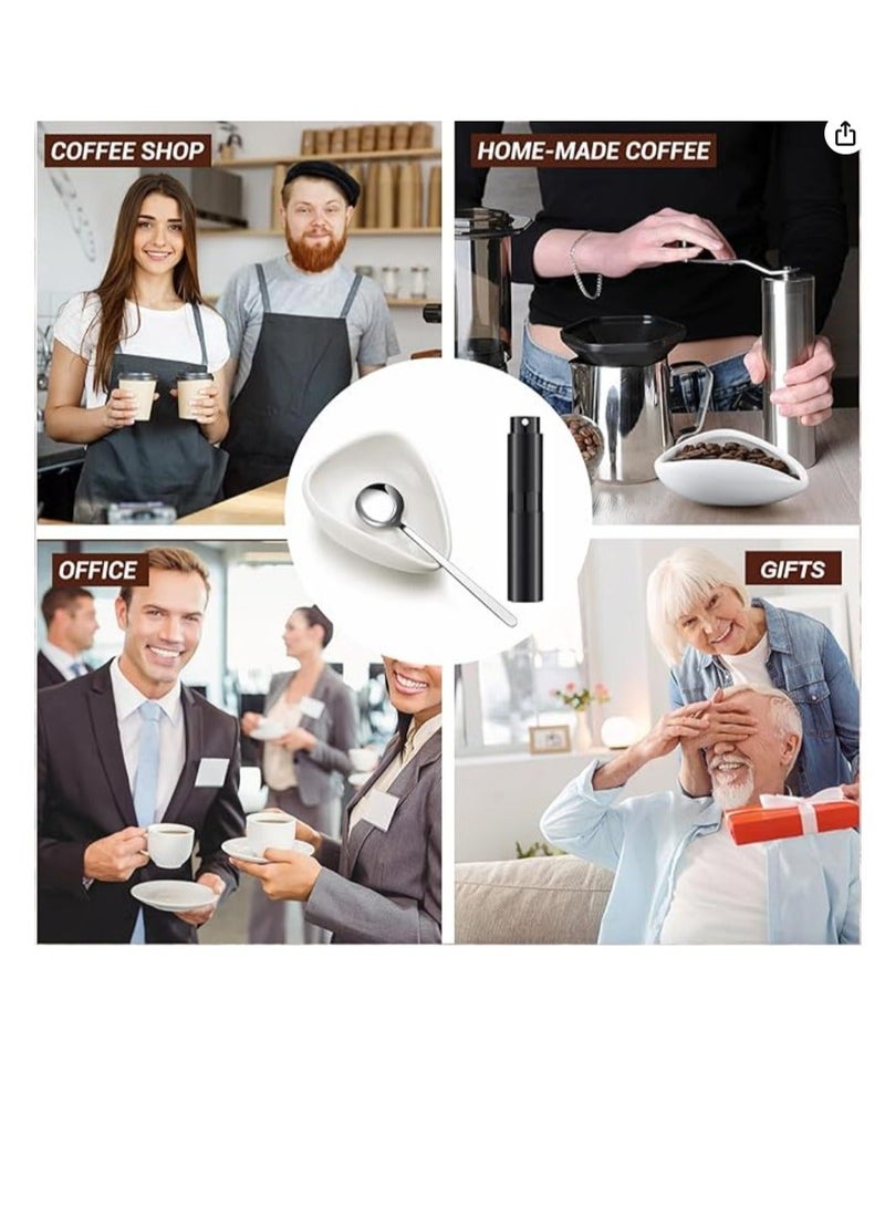 Coffee Bean tray and RDT Spray Bottle Spoon 3-Piece Set, Bar Accessories, Ceramic Dosing Vessel, Single Dose Measuring Tray Kit, Lover Gift - Image 5