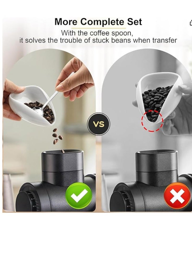 Coffee Bean tray and RDT Spray Bottle Spoon 3-Piece Set, Bar Accessories, Ceramic Dosing Vessel, Single Dose Measuring Tray Kit, Lover Gift - Image 2