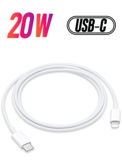 USB C to Lightning Cable-MFi Certified-Compatible with iPhone 13,12,11-Pro Max,X,XS,XR,8,7 Plus/AirPods Pro,Supports Power Delivery,1M,White
