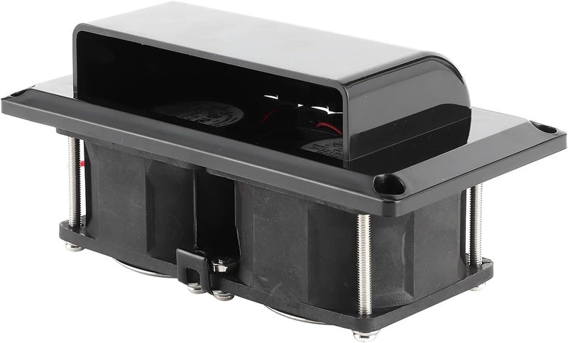 Camrusic مروحة جانبية للتهوية 12V RV، مروحة شفط هواء 25W لمنزل متنقل، عربة سكنية، مقطورة، كامبر، قارب، يخت بحري - Image 4
