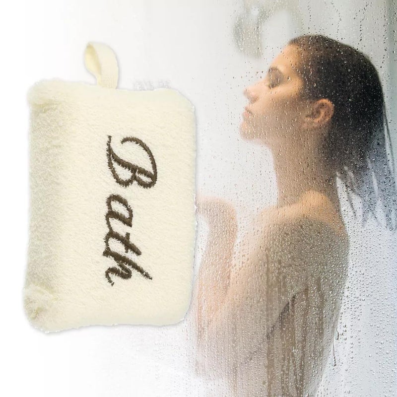 Evona 3 in1 Bath Loofah Sponge Pack for Women wtih Shower, Exfoliating Bathing Accessories Gift Set, Bath Brush Body Massage Scrubber Bathroom Pumice Stone for Men and Women - Image 5