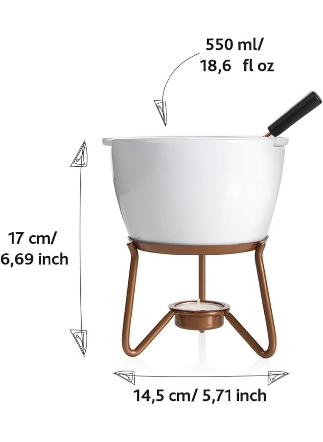 Boska Choco Marie Fondue - Fondue Pot Set Microwave and Dishwasher Safe Ceramic Hot Pot Chocolate Fountain Snack - pzsku/Z8C1D11A3C7126CAD464BZ/45/_/1729669687/08bb9b53-de69-466c-a77d-57ba054e3cac