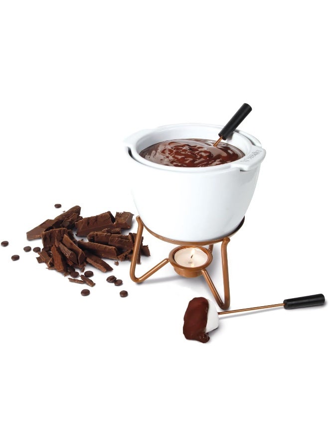 BOSKA Boska Choco Marie Fondue - Fondue Pot Set Microwave and Dishwasher Safe Ceramic Hot Pot Chocolate Fountain Snack  - Image 1