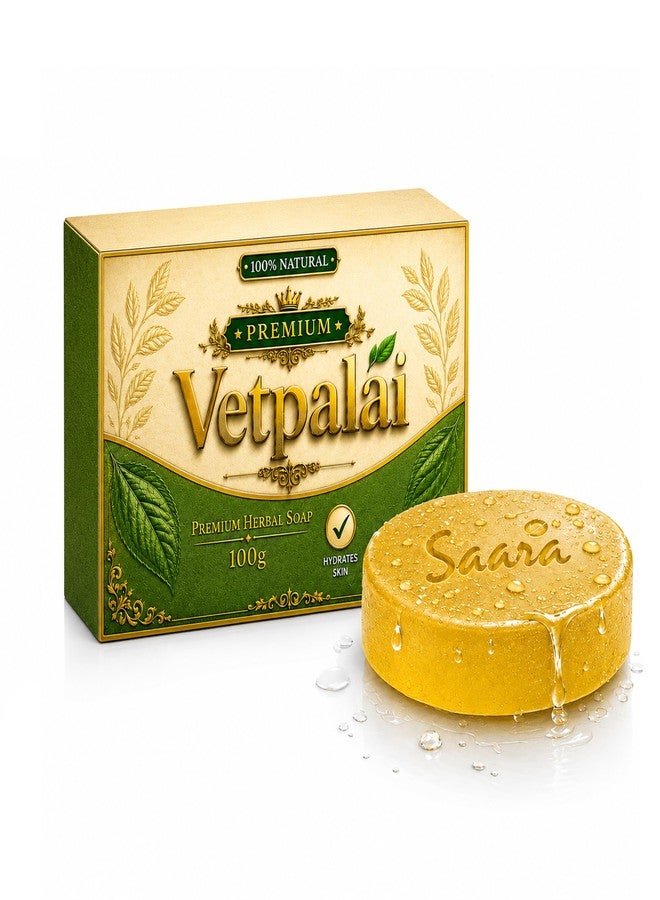 VS Products Vetpalai Soap, 90g (Pack of 3) Ayurvedic Bathing Soap | Natural Oils For Healthy & Protected Skin | 100% Vegan - Image 1