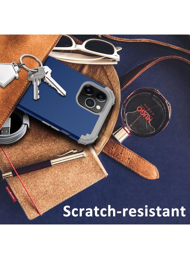 Zaboon Case For iPhone 12 mini PC+ Silicone Three-piece Anti-drop Mobile Phone Protective Back Cover - Image 5