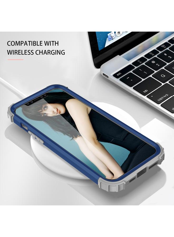 Zaboon Case For iPhone 12 mini PC+ Silicone Three-piece Anti-drop Mobile Phone Protective Back Cover - Image 3